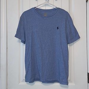 Polo Ralph Lauren Blue Cotton T-shirt Short Sleeves - L